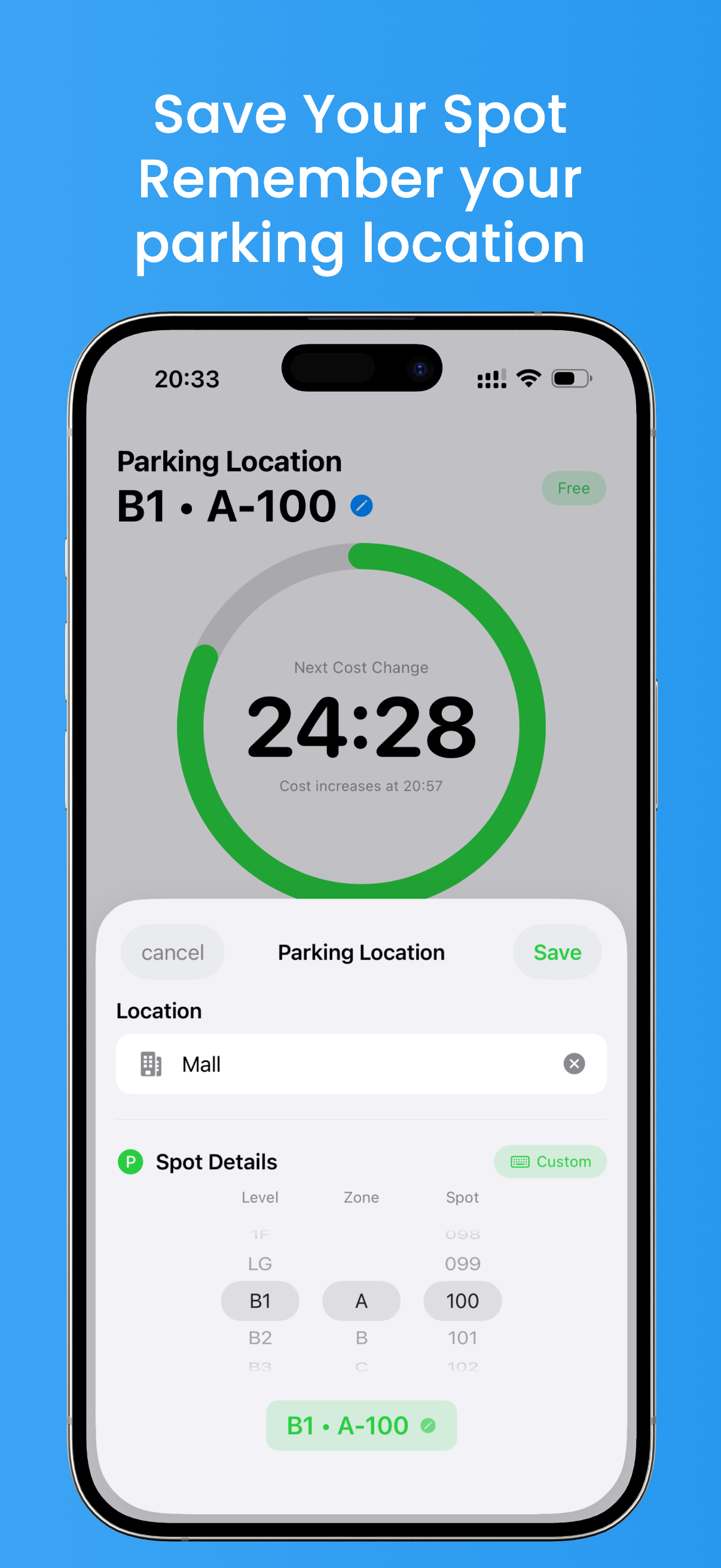 ParkTimer - Parking Assistant