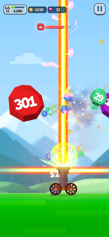 Ball Blast Cannon blitz mania screenshot 2