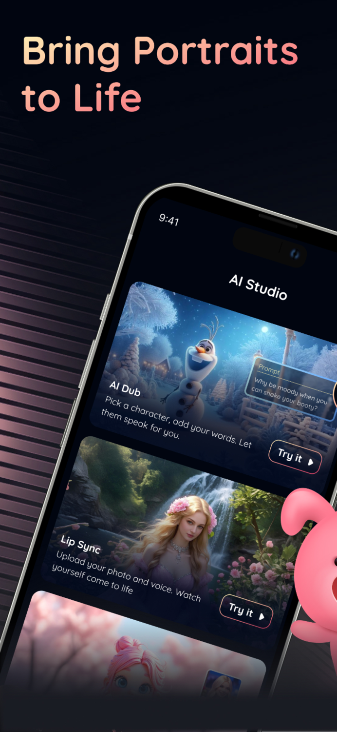 Live Portrait AI Face Dance