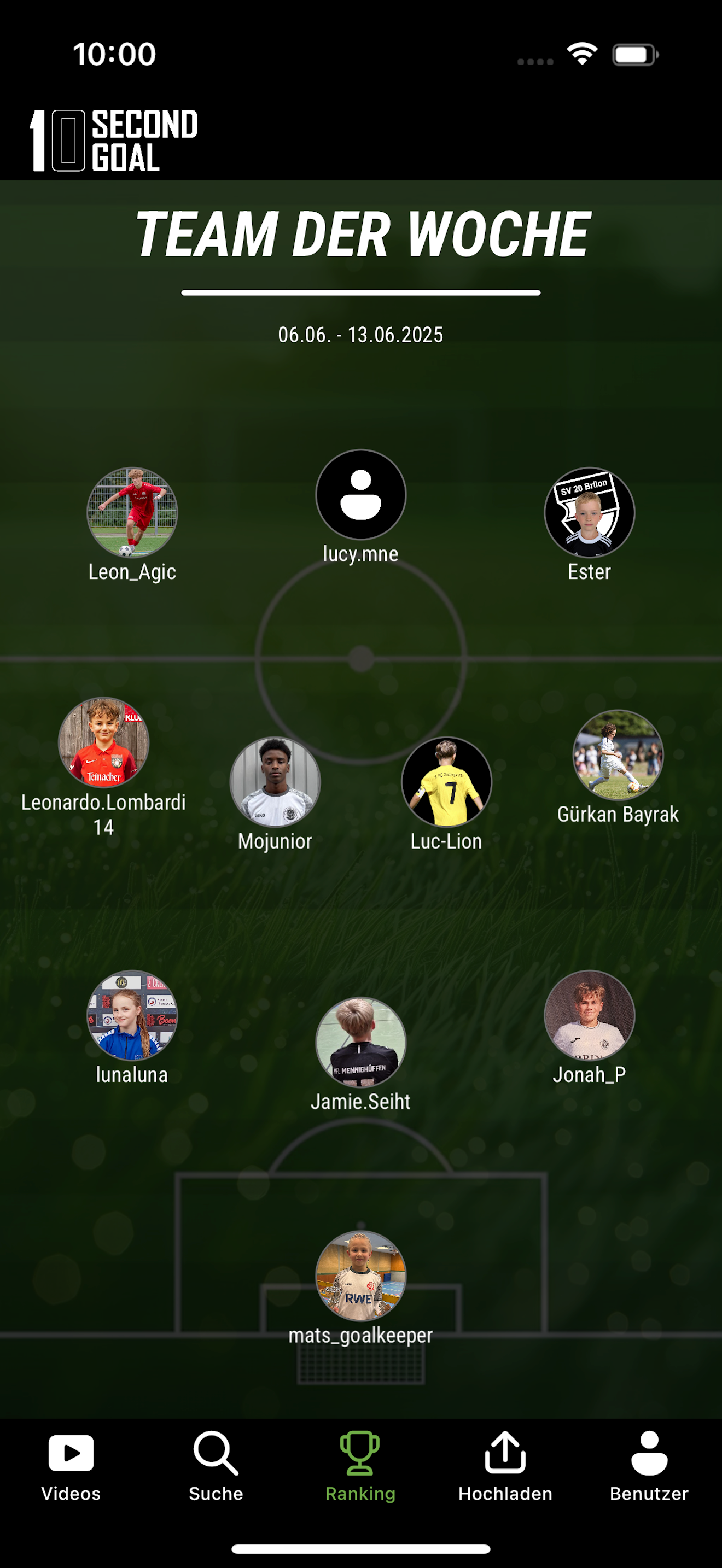 10secondgoal - Talentscouting