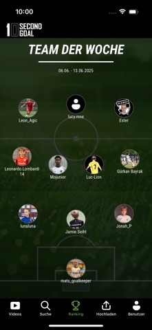 10secondgoal - Talentscouting Screenshot 5 of 8