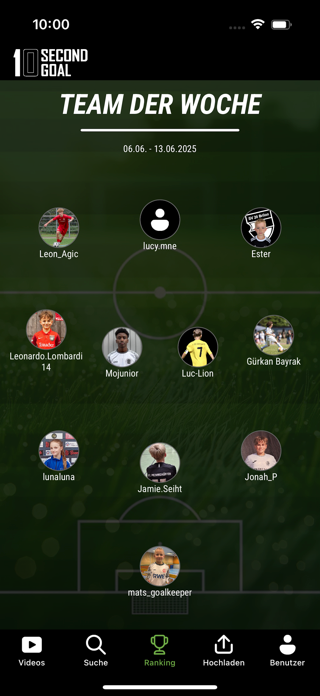 10secondgoal - Talentscouting Screenshot 5 of 8
