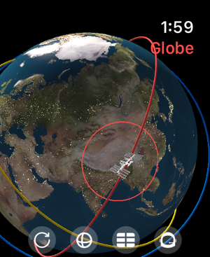 ‎ISS Realtime Tracker 3D-schermafbeelding