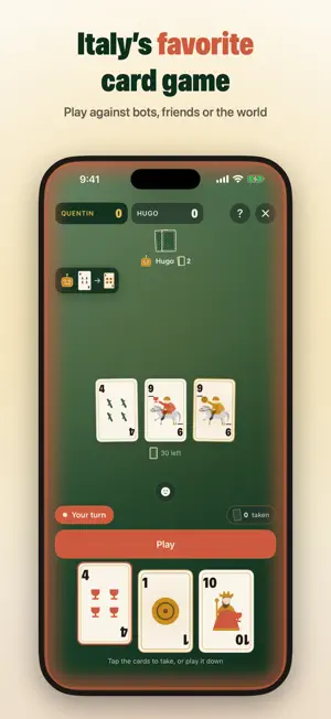 Scopa Bella: Italian Card Game screenshot 1