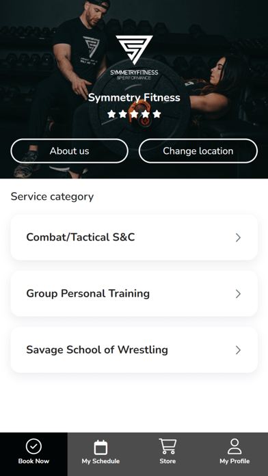 Symmetry Fitness Screenshot