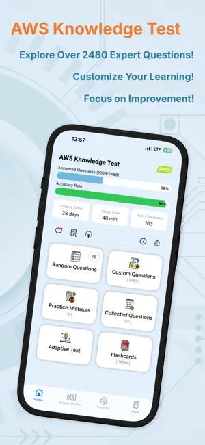 AWS Knowledge Test screenshot 1