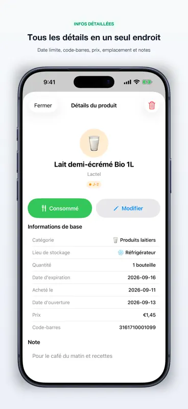 MyPantry: Date de Péremption screenshot 4 of 10
