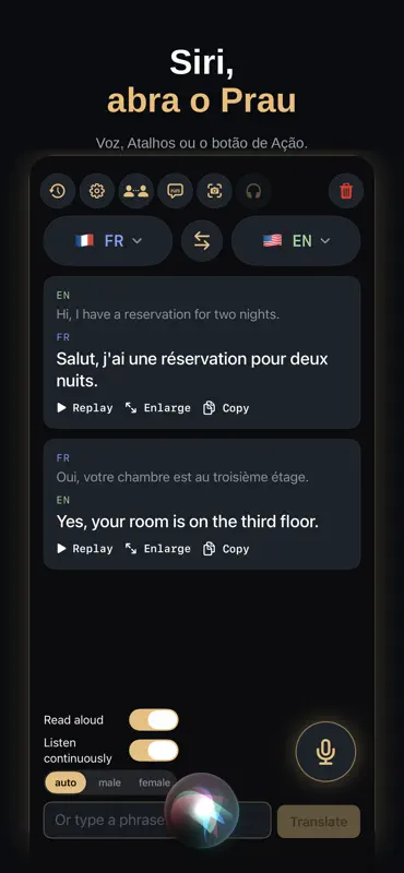 Prau: Tradutor de Voz Offline screenshot 7 of 9