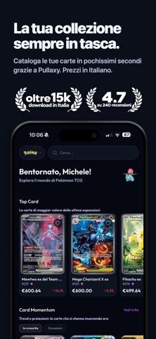 Pullaxy: Collezione Carte TCG iPhone screenshot 1