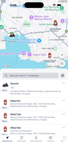 SISCONVE Rastreo screenshot