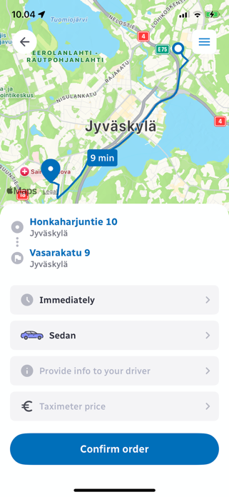 Aluetaksi Screenshot 2 of 5