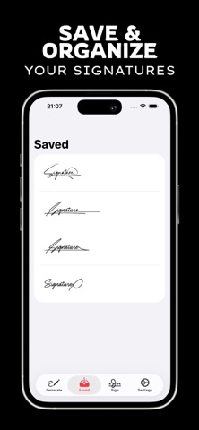 Signature Maker - SignThese iPhone screenshot