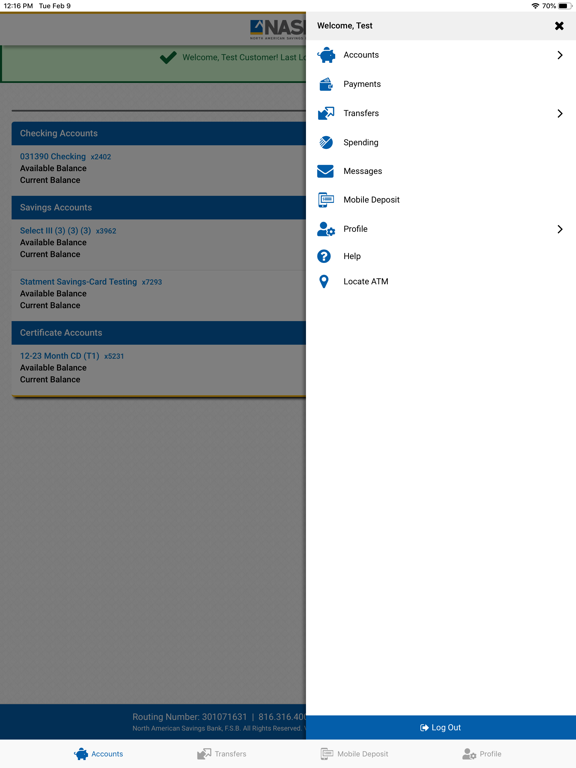 Screenshot #5 pour NASB North American Sav Bank