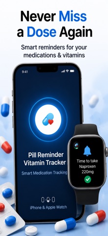 Pill Reminder Vitamin Tracker Screenshot 1 of 9