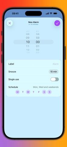 Sunrise - Alarm Clock iPhone screenshot