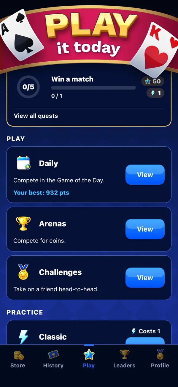 Screenshot #3 pour Freecell Solitaire Cube