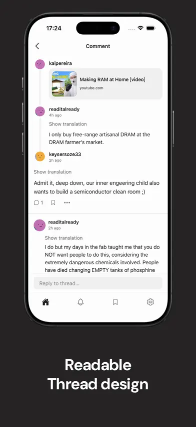 Haiker - Hacker News Reader screenshot 3