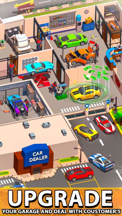 Idle Car Dealer Tycoon 3D Game Screenshot