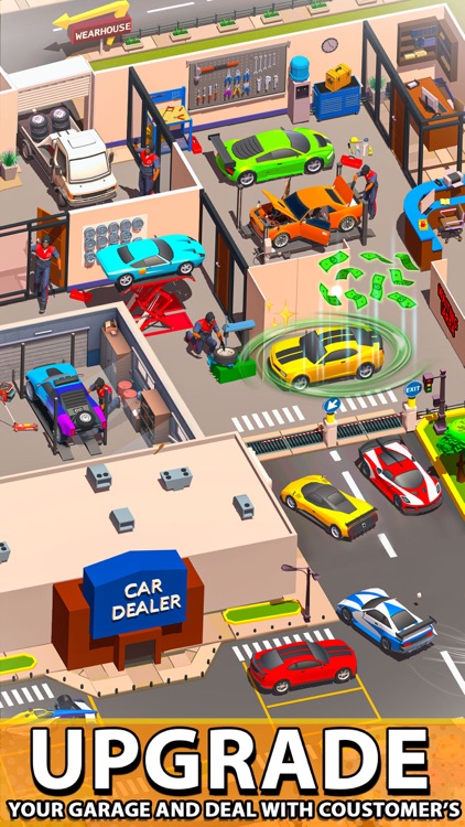 Idle Car Dealer Tycoon 3D Game