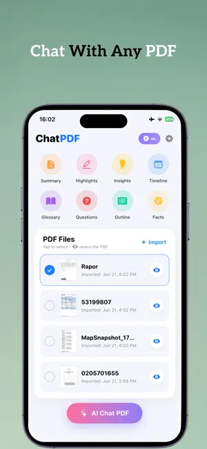 PDF AI: Chat & Summarize screenshot 1