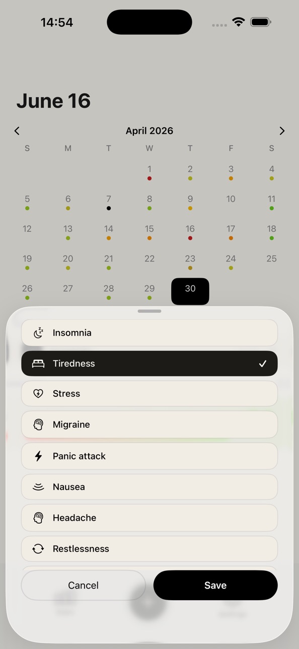 iPhone screenshot