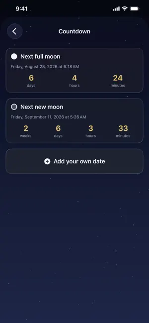 Moon Calendar with Moon Phases screenshot 3