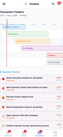ClosingDay: Real Estate TC iPhone screenshot