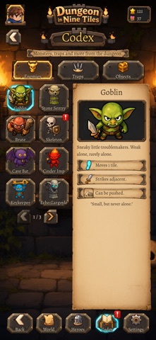 Captura de ecrã 6 de Dungeon in Nine Tiles