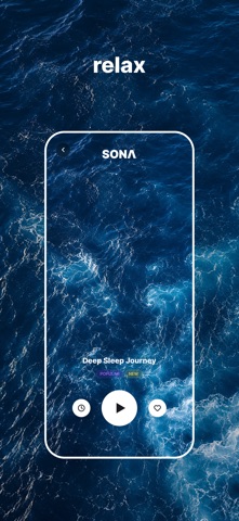 SONA: White Noise Sleep Sounds iPhone screenshot