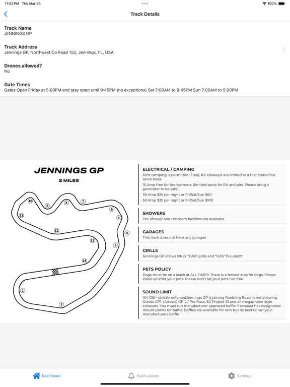 My Track Day iPad screenshot 4 - Sports app