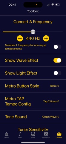 FiTuner - Tuner & Metronome Screenshot 5 of 5