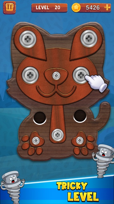 Wood Nuts Color Sorting Games Screenshot