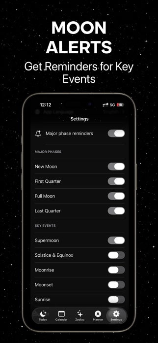 Moon Phase - Lunar Widgets Screenshot 5 of 5