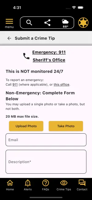 Baxter County Sheriff Arkansas screenshot 3