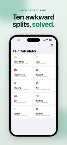 Fair Calculator: Split Bills Screenshot 8 of 8