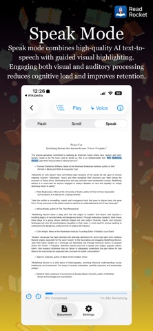 Read Rocket: Speed Reading screenshot