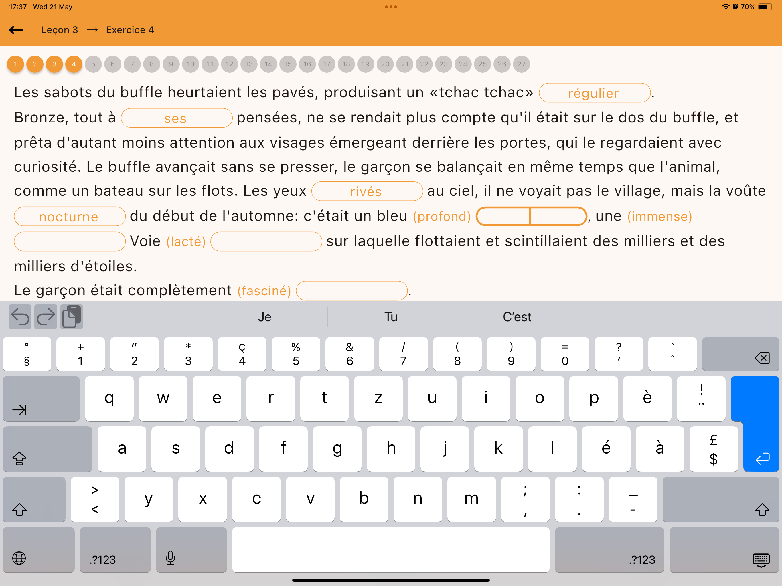 LE MONDE DES MOTS