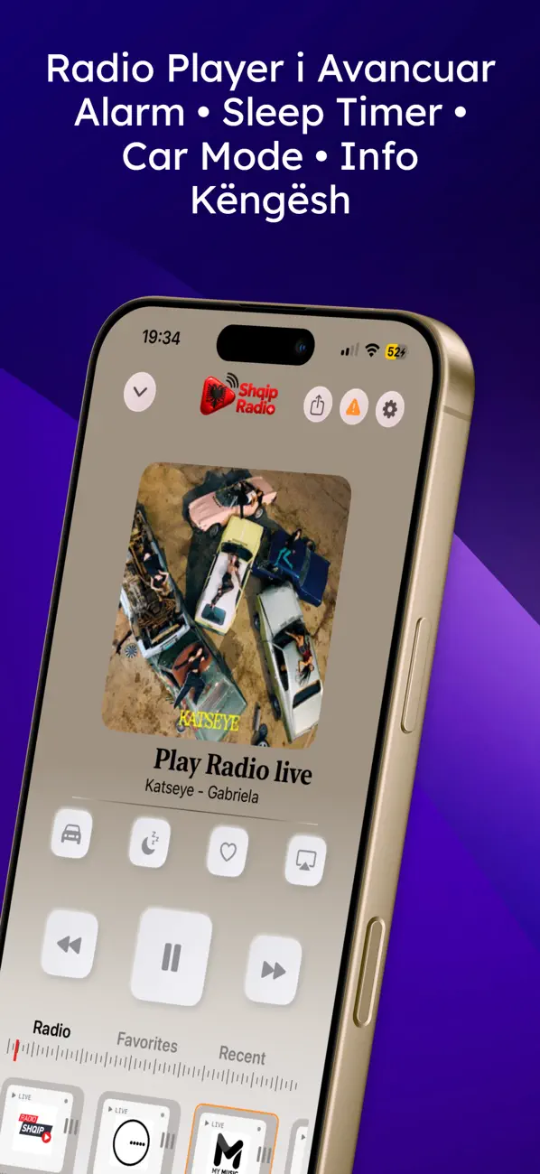 Screenshot #2 pour Radio Shqip FM Live Online