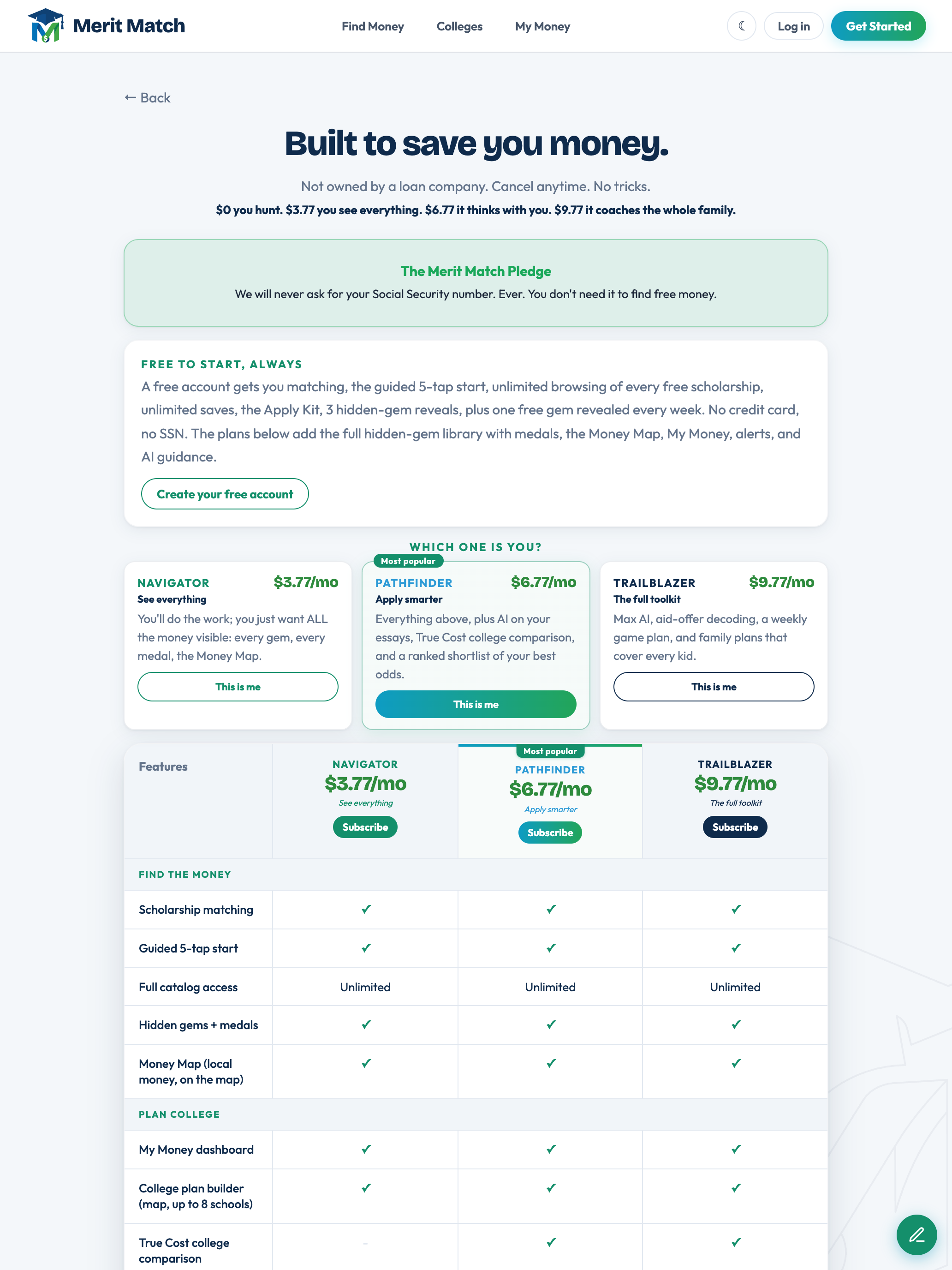 Merit Match Scholarship Finder screenshot 12