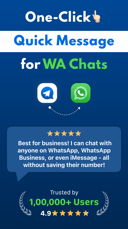 #1. Direct message for WhatsApp GB (iOS) 由: Keyurbhai Tavethiya