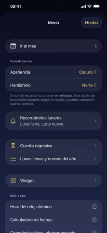 Calendario Lunar con Fases screenshot 7