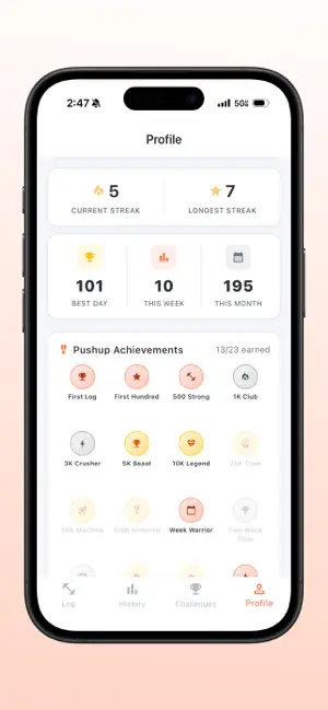 Official Pushup Tracker screenshot 3