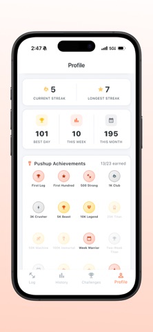 Official Pushup Tracker Screenshot 3 of 4