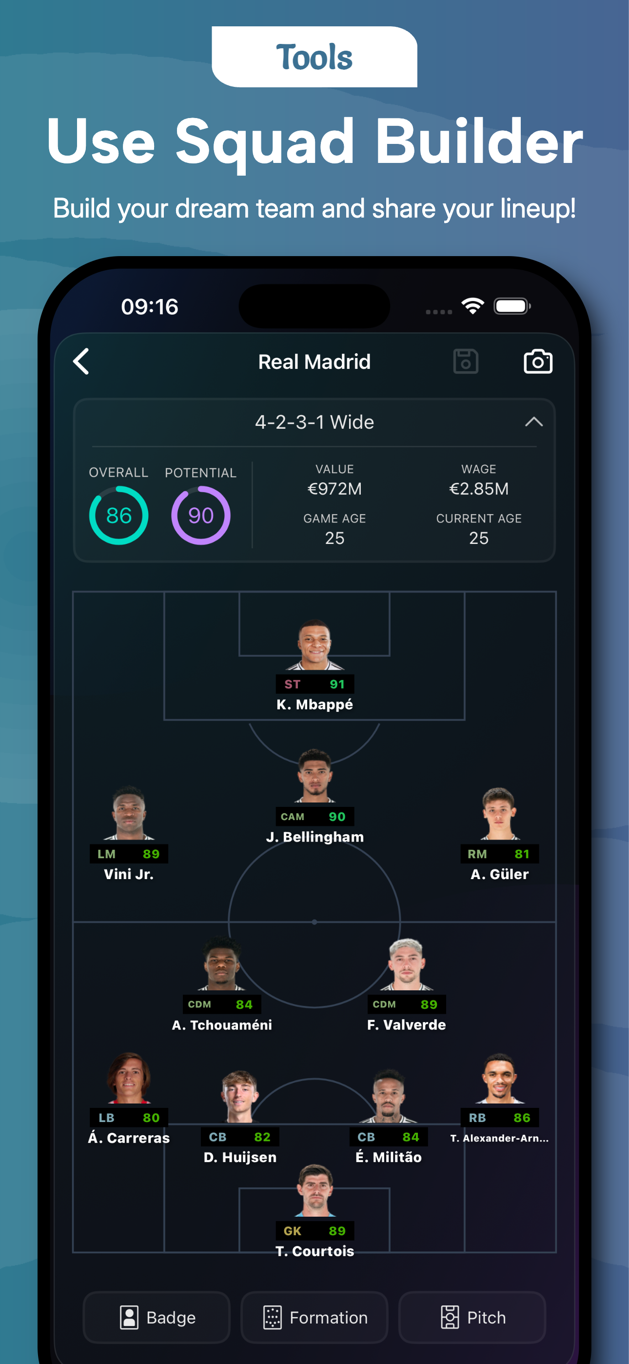Potentials: FC26 Career Mode