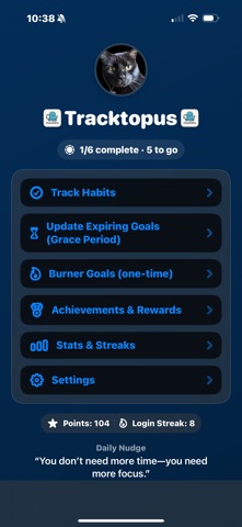 Tracktopus screenshot