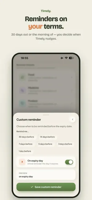 Timely: Expiration Tracker screenshot 3
