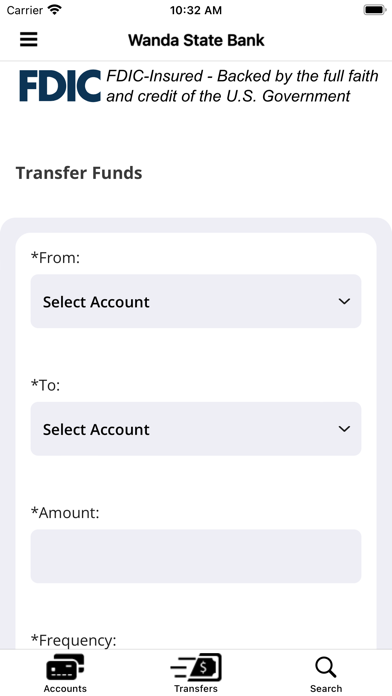 Wanda State Bank Mobile Screenshot