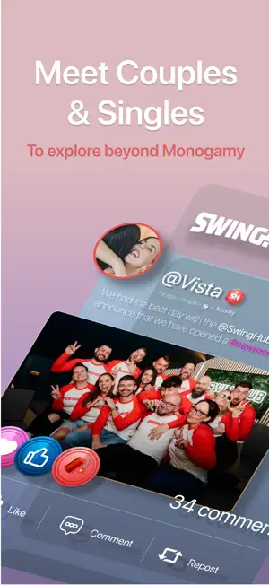 SwingHub: Open Dating & Social screenshot 1