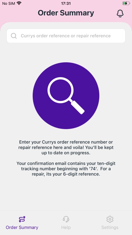 Currys Track it.
