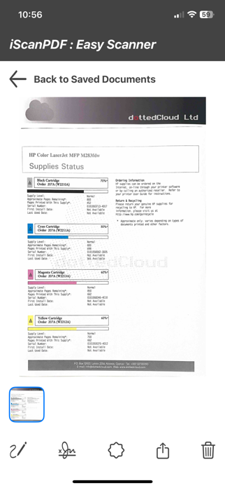 iScanPDF : Easy Scanner Screenshot 3 of 10
